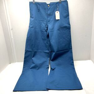 J. Peterman Womens Wide Leg Pants Size 4 Slate Blue NWOT Used in Photo Shoot
